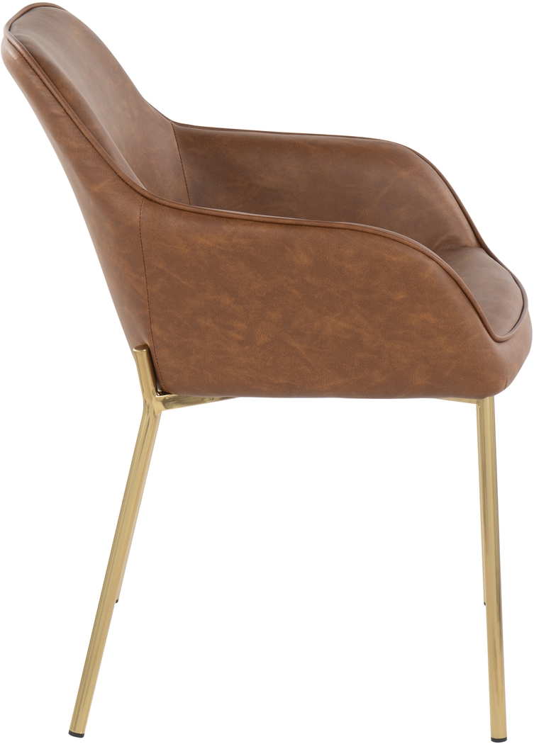 Springmire I Camel Dining Chair Set of 2 - Thumbnail - Image 3