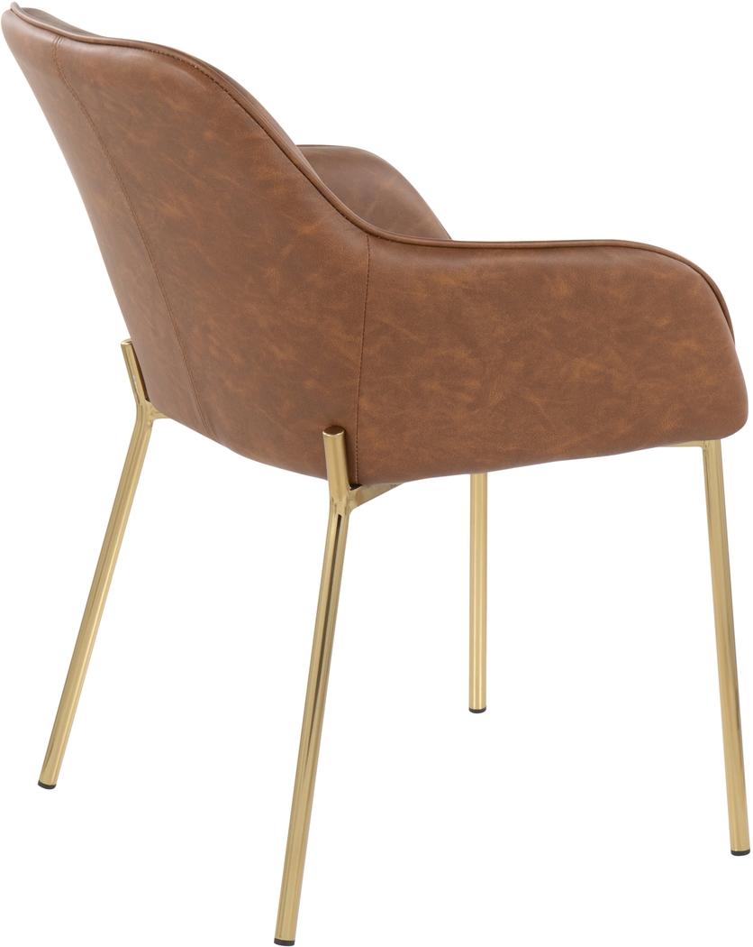 Springmire I Camel Dining Chair Set of 2 - Thumbnail - Image 4