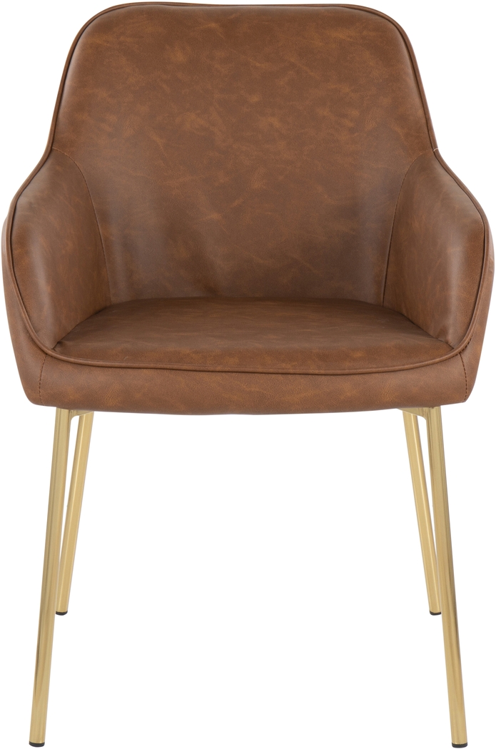 Springmire I Camel Dining Chair Set of 2 - Thumbnail - Image 6