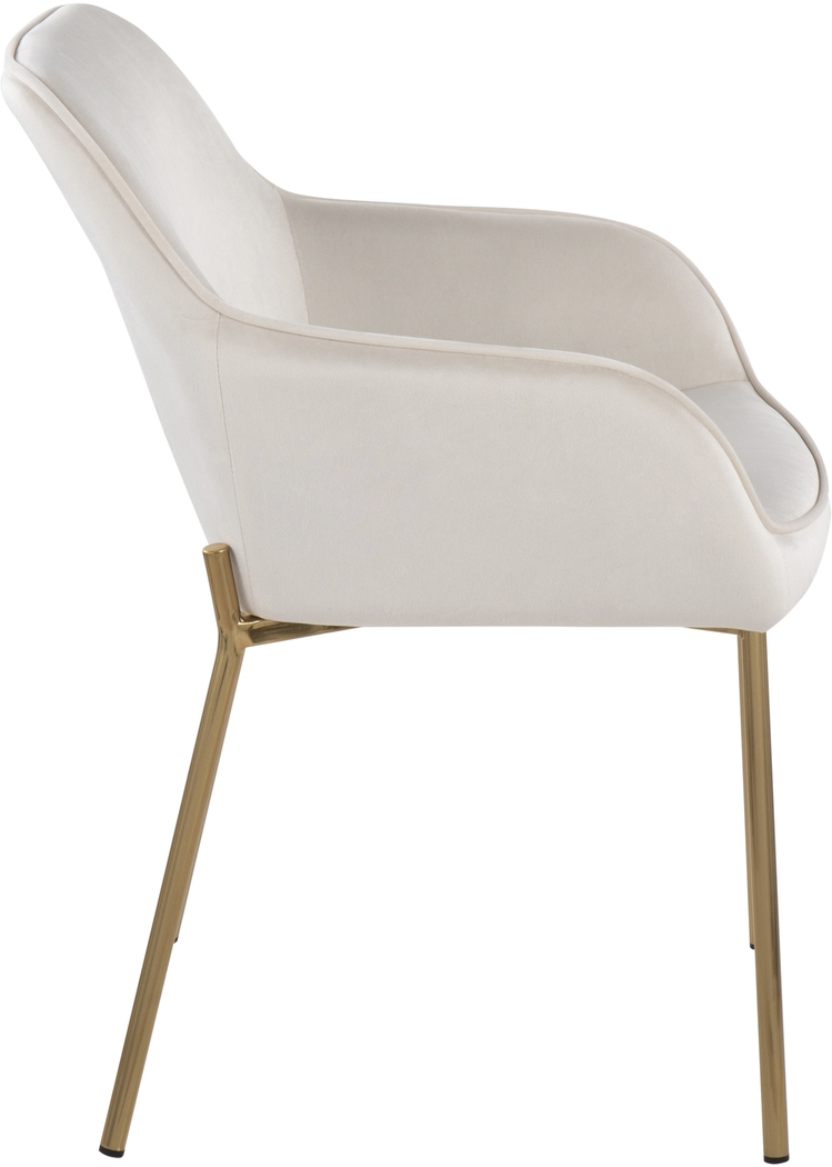 Springmire I Cream Dining Chair Set of 2 - Thumbnail - Image 3