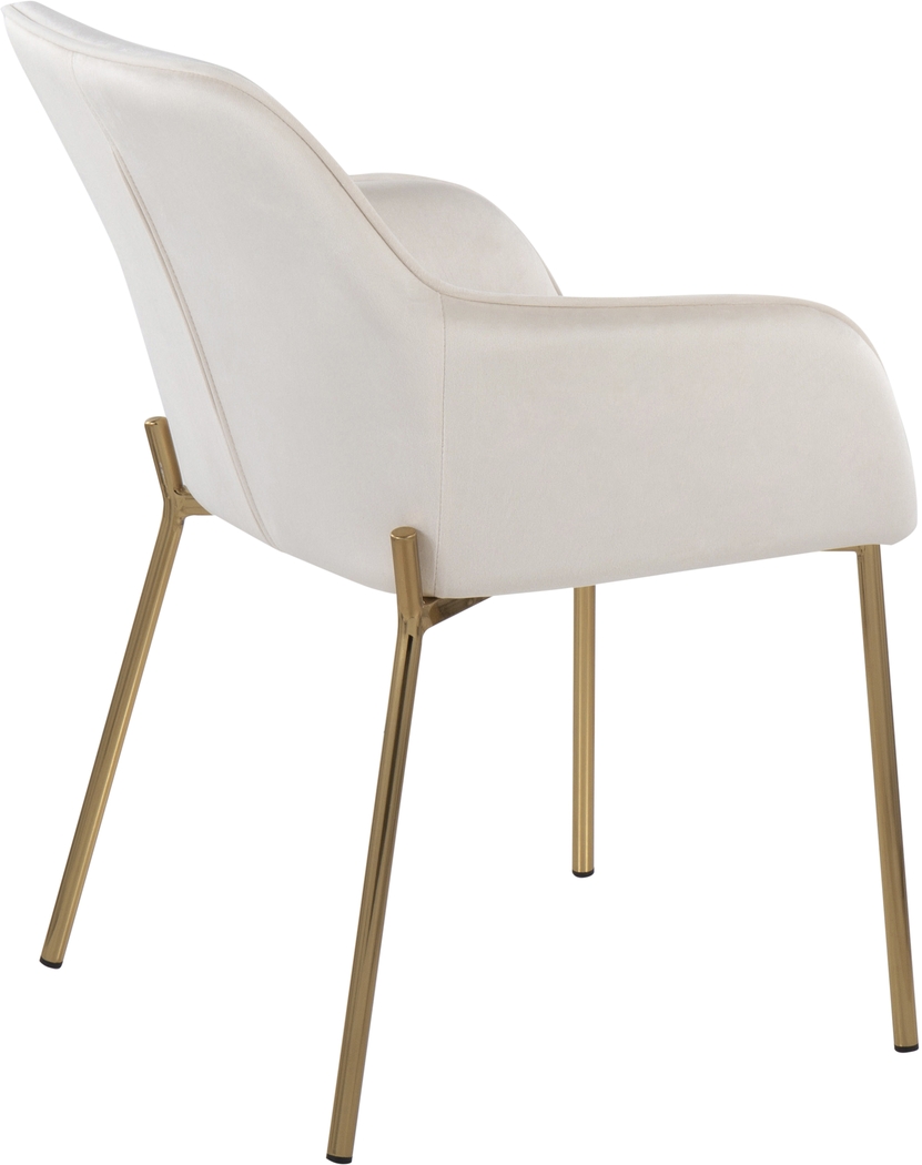 Springmire I Cream Dining Chair Set of 2 - Thumbnail - Image 4