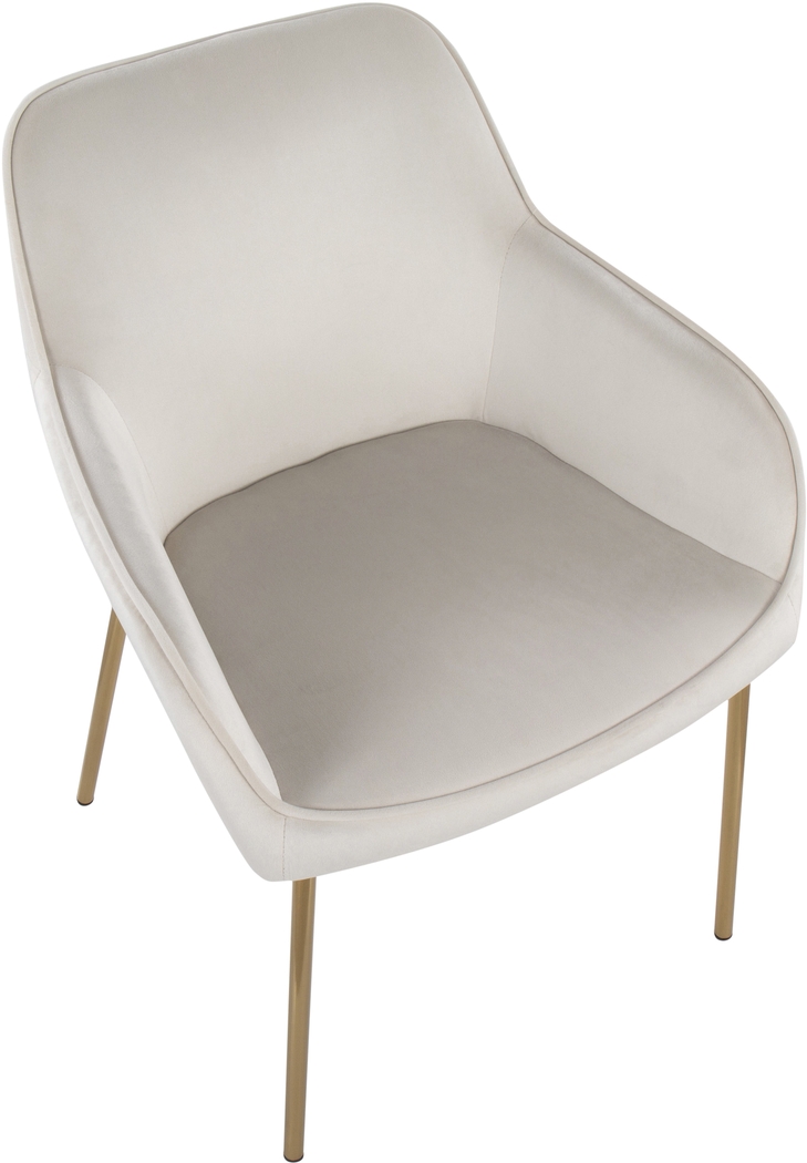 Springmire I Cream Dining Chair Set of 2 - Thumbnail - Image 7