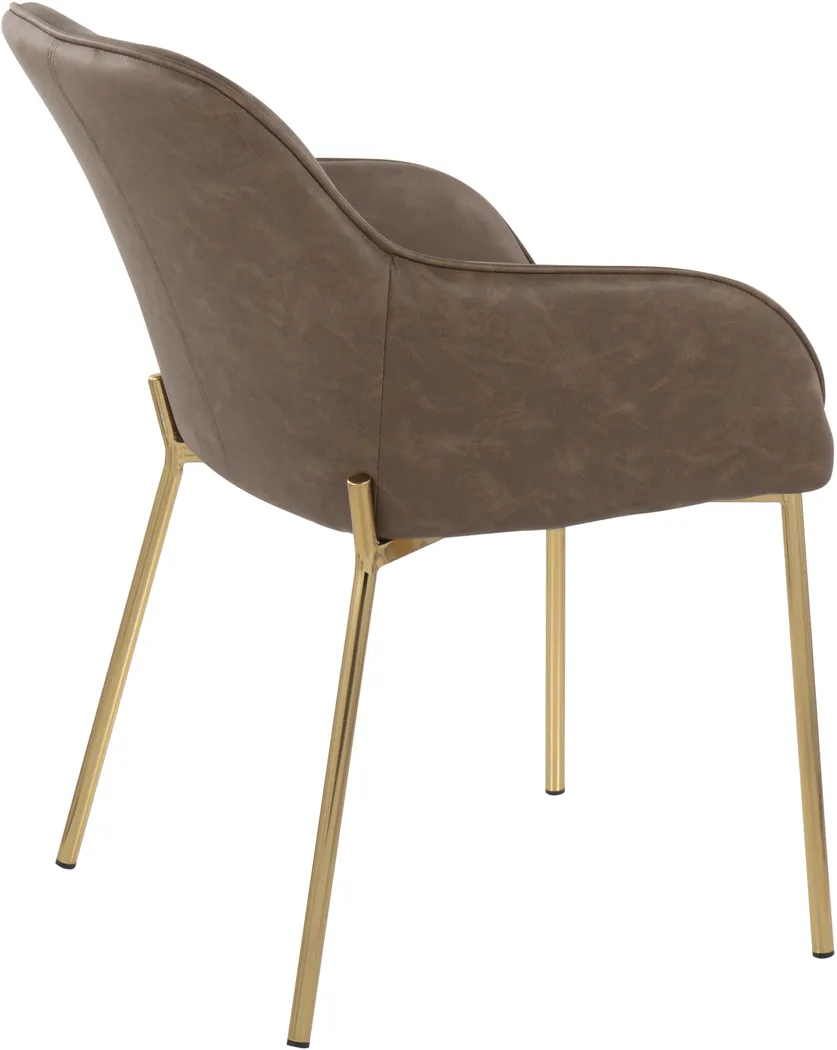 Springmire I Espresso Dining Chair Set of 2 - Thumbnail - Image 4