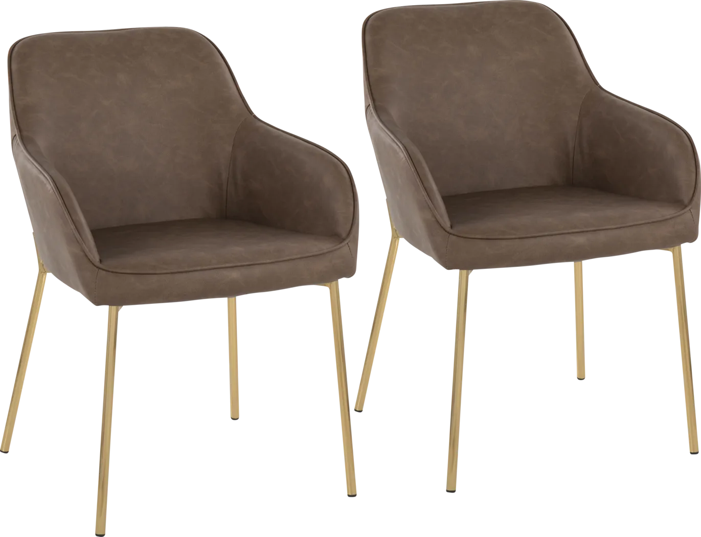Springmire I Espresso Dining Chair Set of 2 - Thumbnail - Image 1