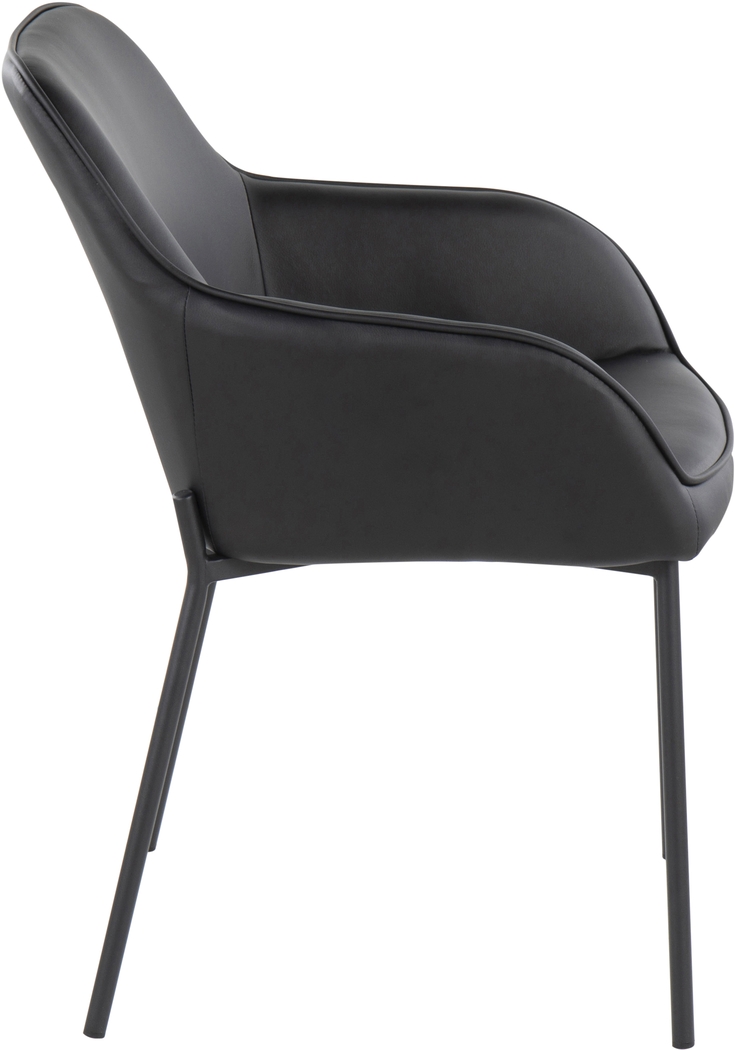 Springmire II Black Dining Chair Set of 2 - Thumbnail - Image 3