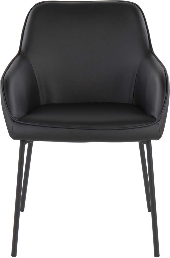 Springmire II Black Dining Chair Set of 2 - Thumbnail - Image 6