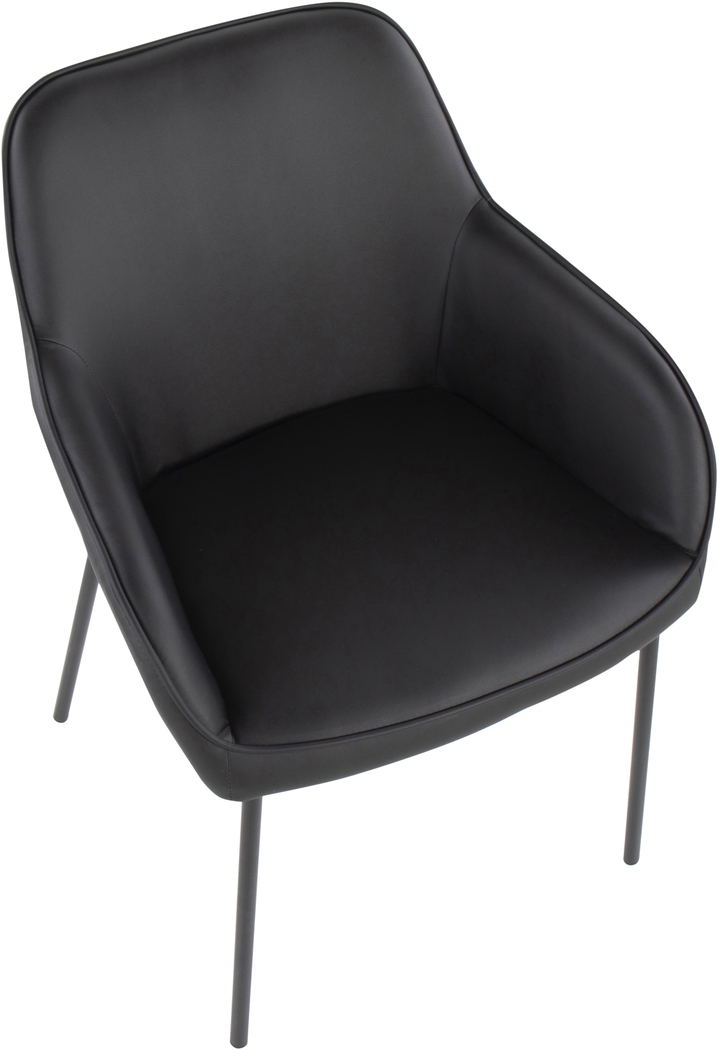 Springmire II Black Dining Chair Set of 2 - Thumbnail - Image 7