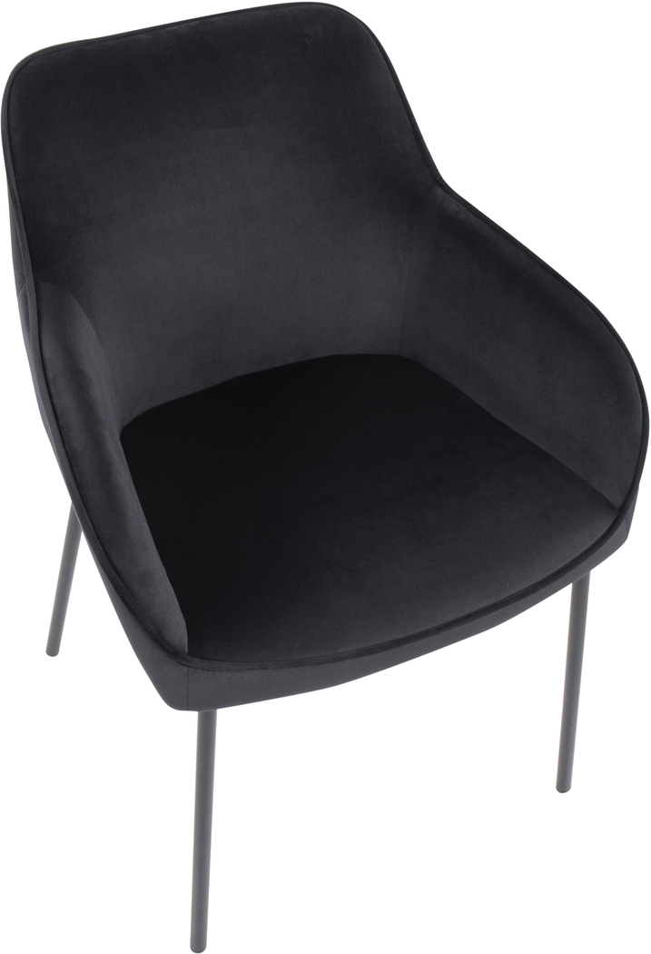 Springmire II Black Dining Chair Set of 2 - Thumbnail - Image 6