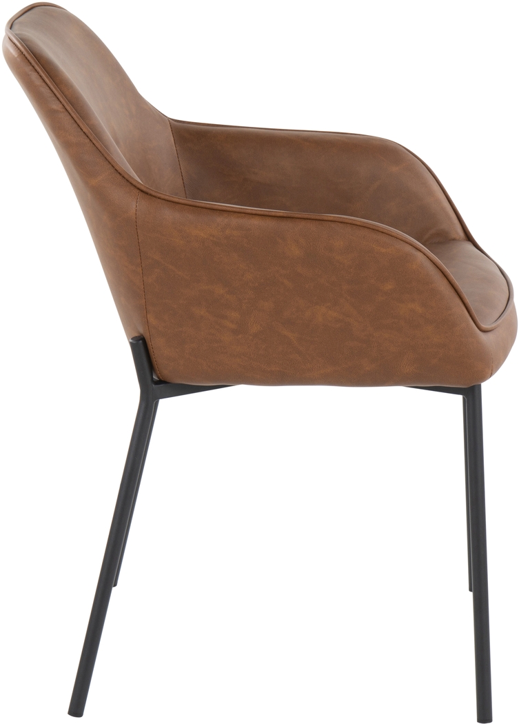 Springmire II Camel Dining Chair Set of 2 - Thumbnail - Image 3