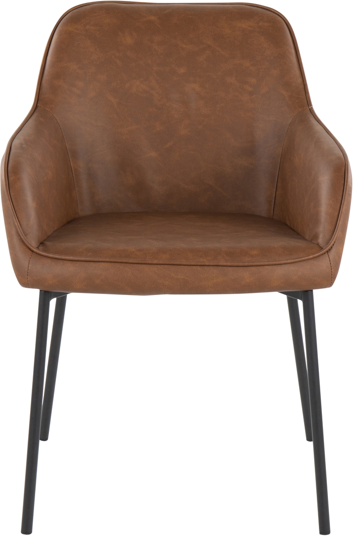 Springmire II Camel Dining Chair Set of 2 - Thumbnail - Image 6