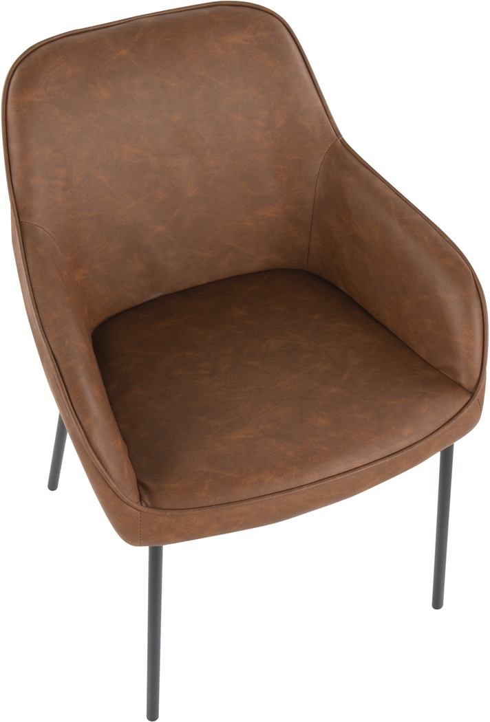 Springmire II Camel Dining Chair Set of 2 - Thumbnail - Image 7