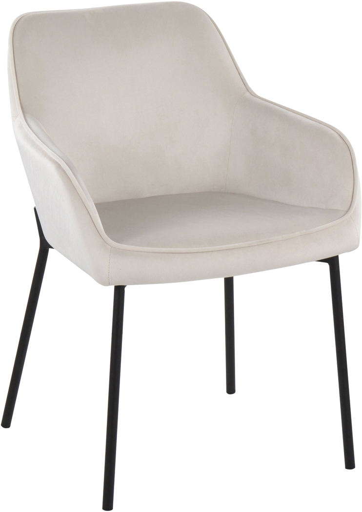 Springmire II Cream Dining Chair Set of 2 - Thumbnail - Image 2