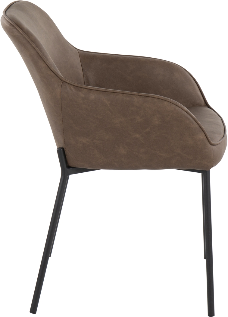 Springmire II Espresso Dining Chair Set of 2 - Thumbnail - Image 3