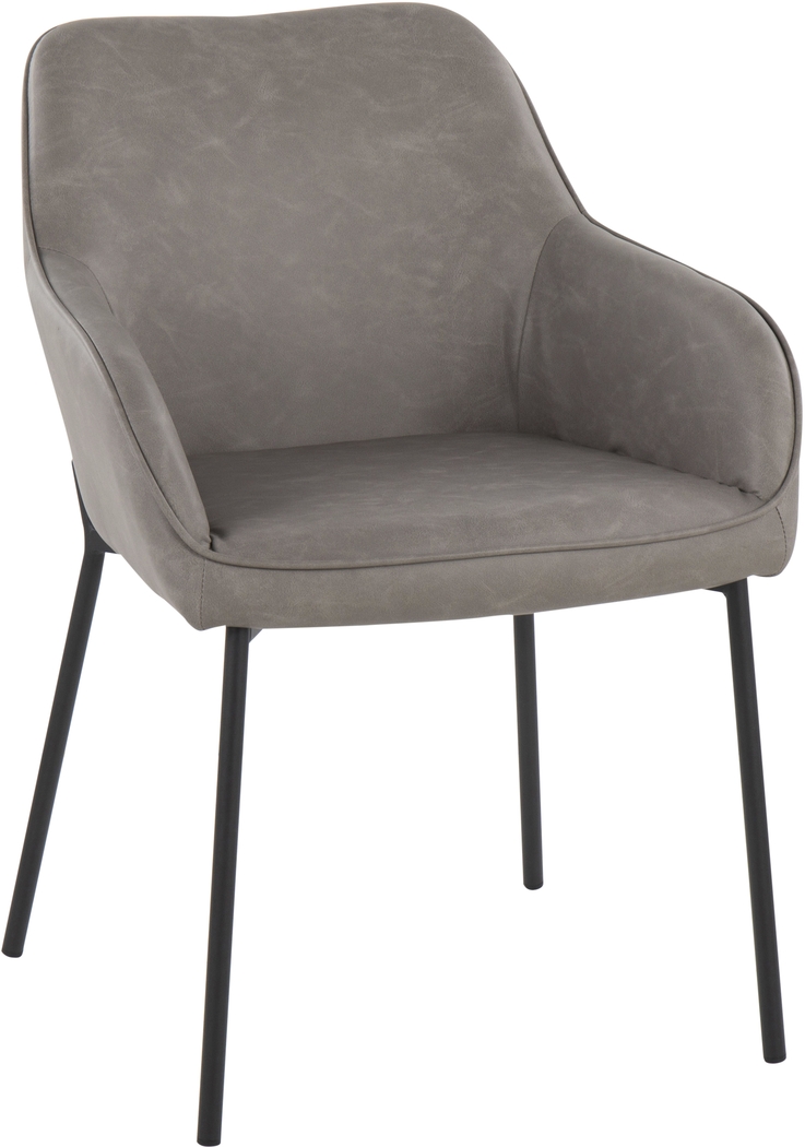 Springmire II Gray Dining Chair Set of 2 - Thumbnail - Image 2