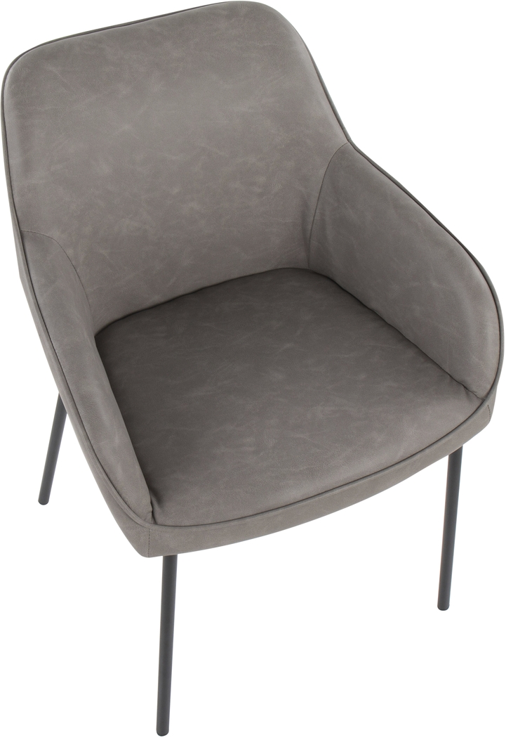 Springmire II Gray Dining Chair Set of 2 - Thumbnail - Image 6