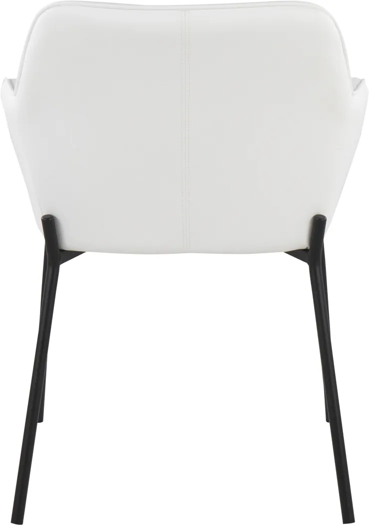 Springmire II White Dining Chair Set of 2 - Thumbnail - Image 5
