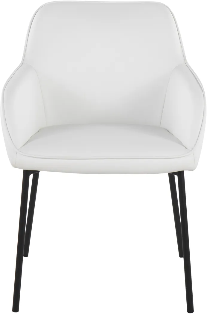 Springmire II White Dining Chair Set of 2 - Thumbnail - Image 6