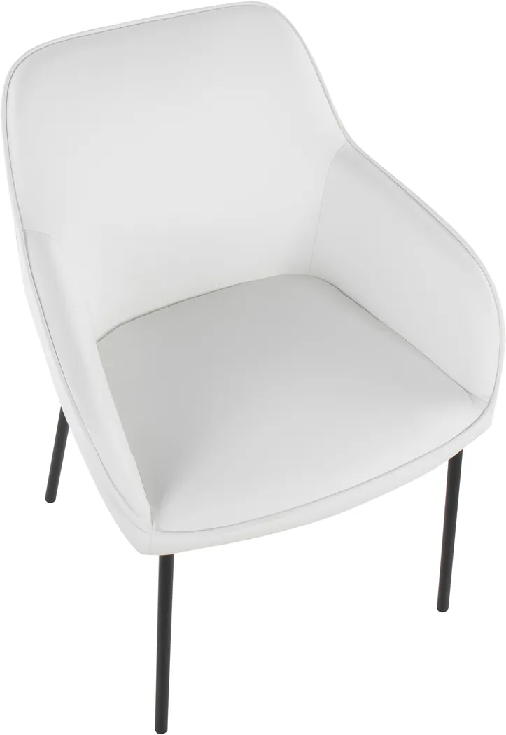 Springmire II White Dining Chair Set of 2 - Thumbnail - Image 7