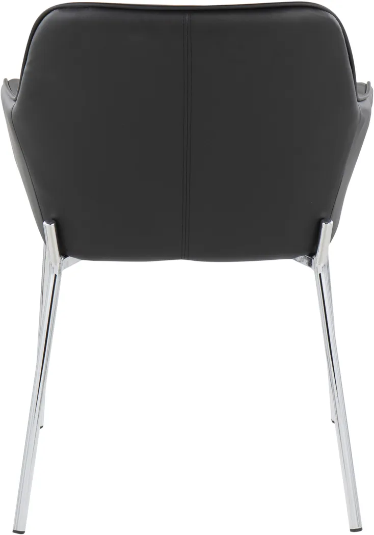 Springmire III Black Dining Chair Set of 2 - Thumbnail - Image 5