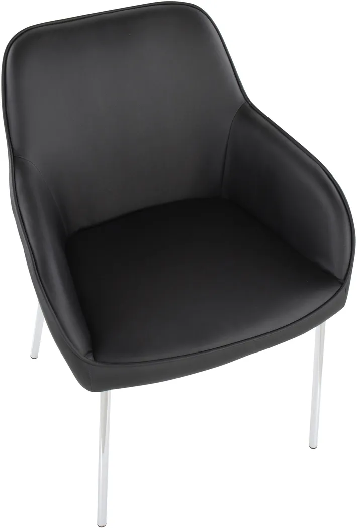 Springmire III Black Dining Chair Set of 2 - Thumbnail - Image 7