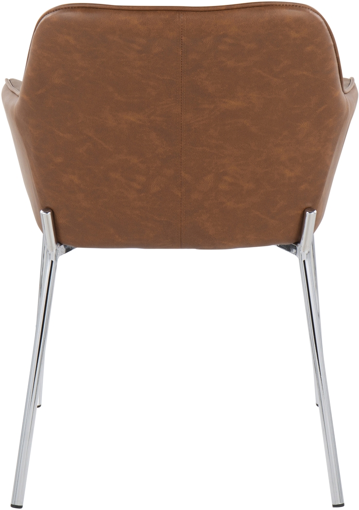 Springmire III Camel Dining Chair Set of 2 - Thumbnail - Image 3