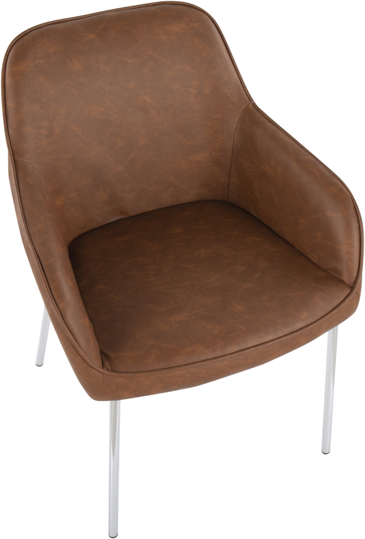 Springmire III Camel Dining Chair Set of 2 - Thumbnail - Image 5