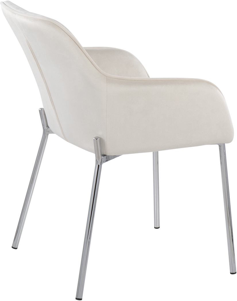Springmire III Cream Dining Chair Set of 2 - Thumbnail - Image 3