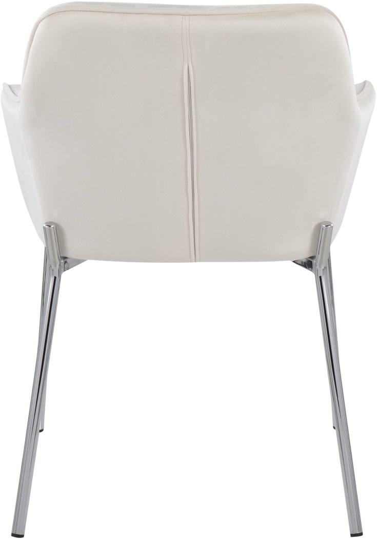 Springmire III Cream Dining Chair Set of 2 - Thumbnail - Image 4