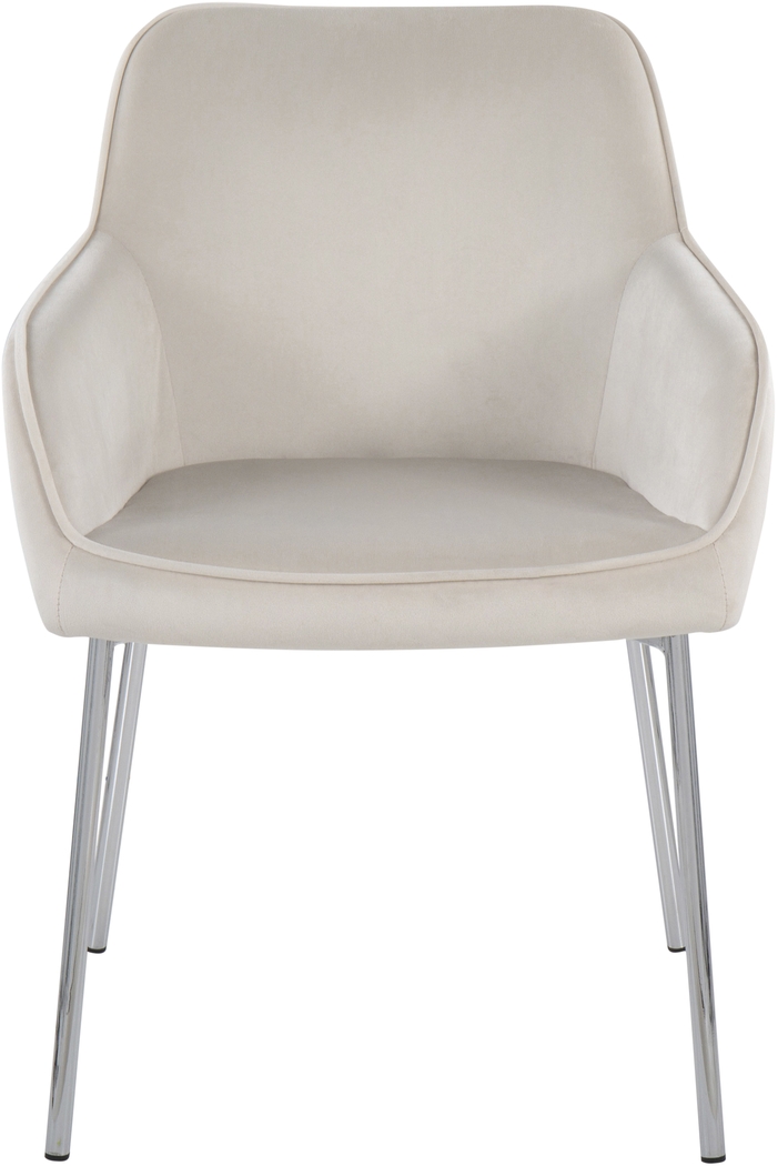 Springmire III Cream Dining Chair Set of 2 - Thumbnail - Image 5