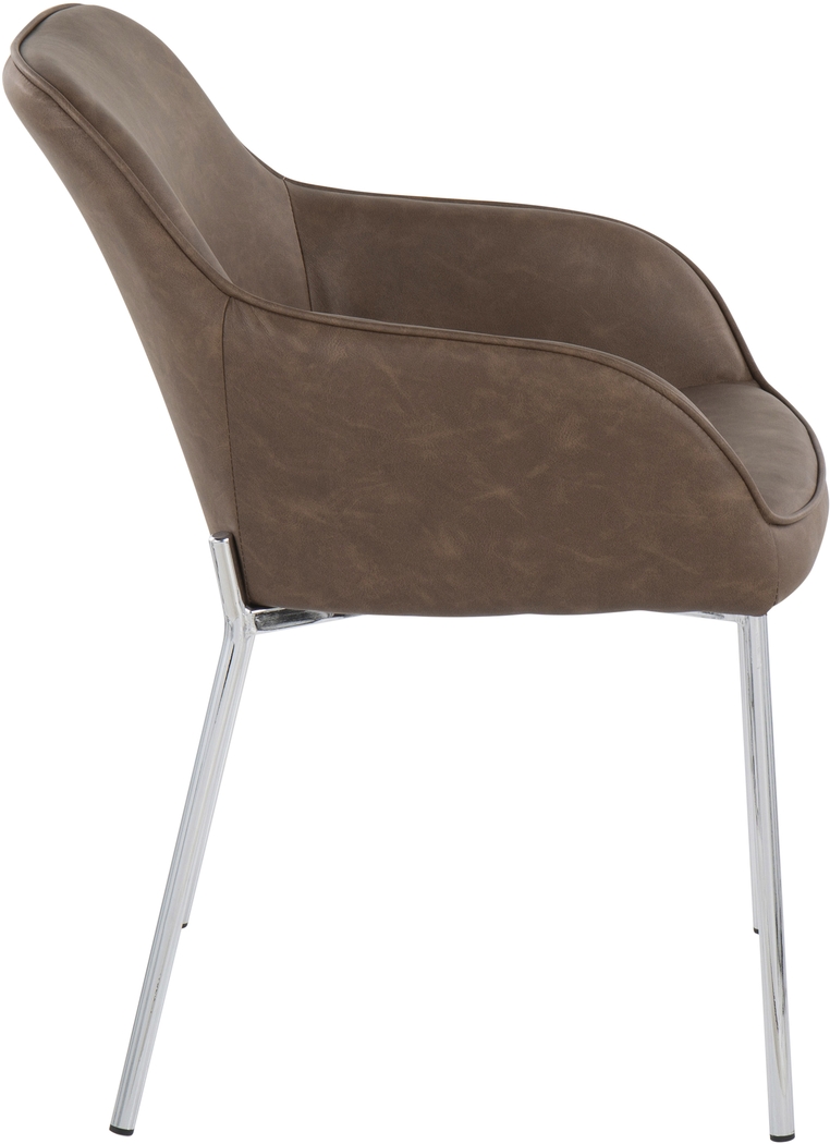 Springmire III Espresso Dining Chair Set of 2 - Thumbnail - Image 2