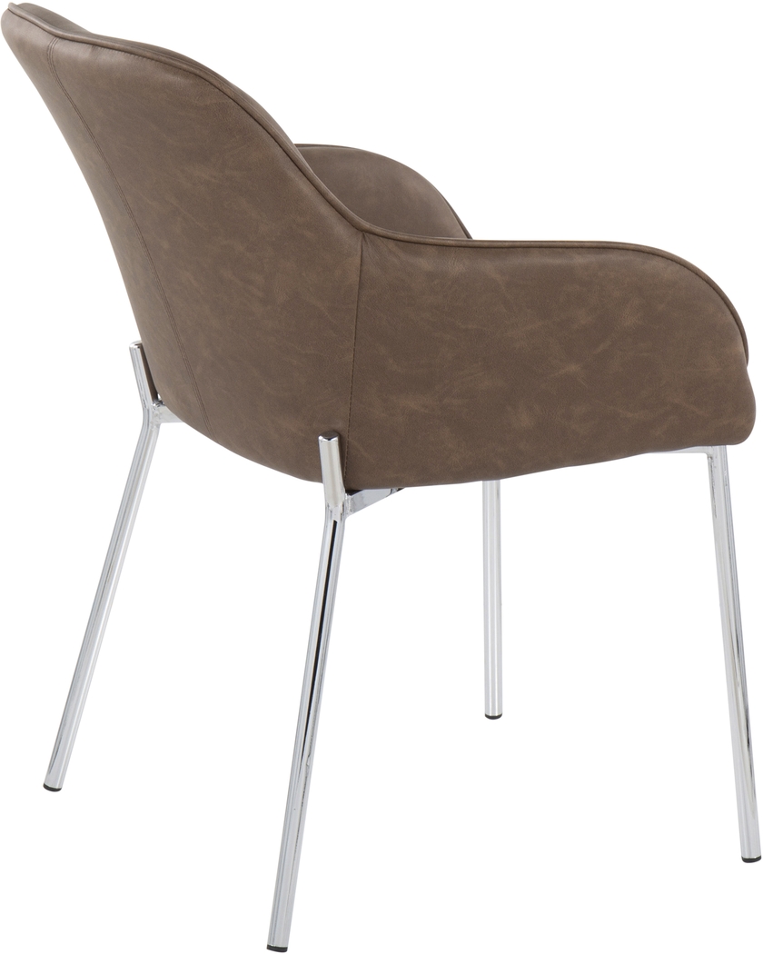 Springmire III Espresso Dining Chair Set of 2 - Thumbnail - Image 3