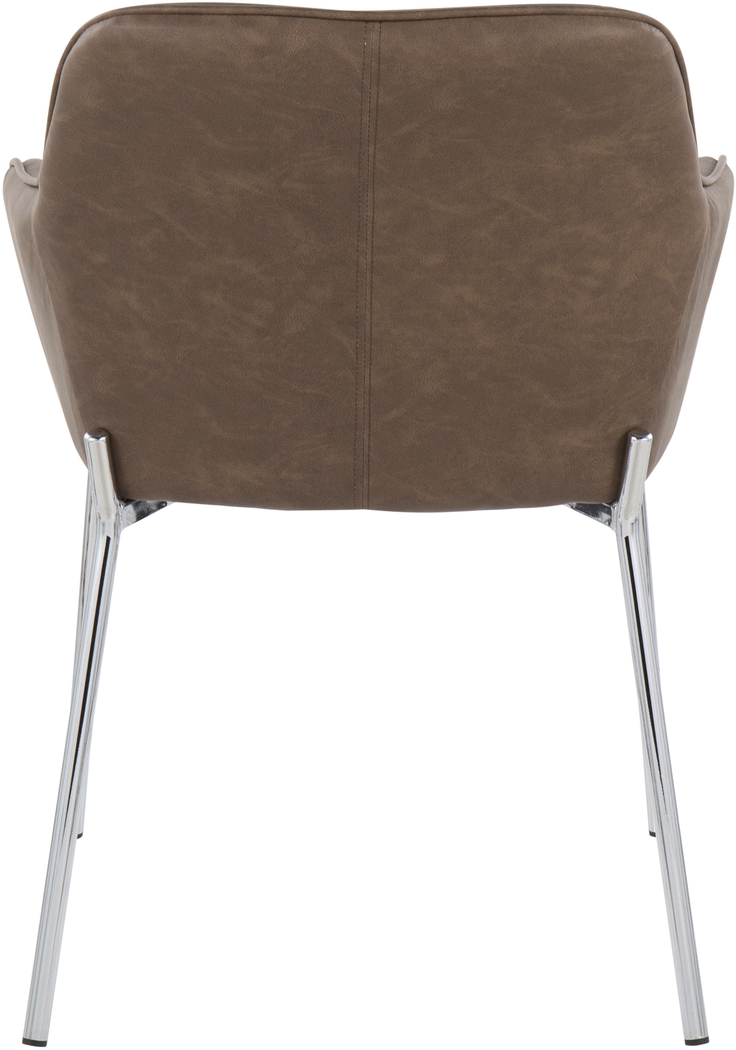 Springmire III Espresso Dining Chair Set of 2 - Thumbnail - Image 4