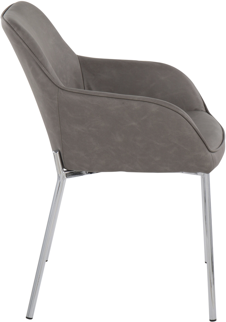 Springmire III Gray Dining Chair Set of 2 - Thumbnail - Image 3
