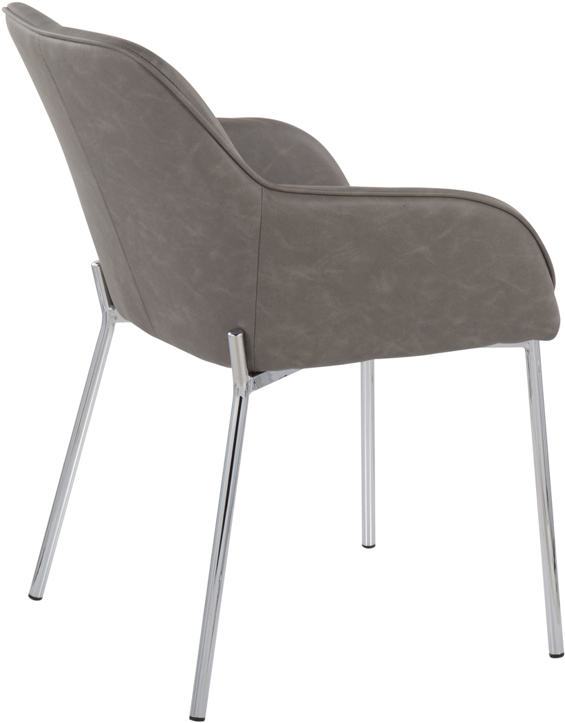 Springmire III Gray Dining Chair Set of 2 - Thumbnail - Image 4