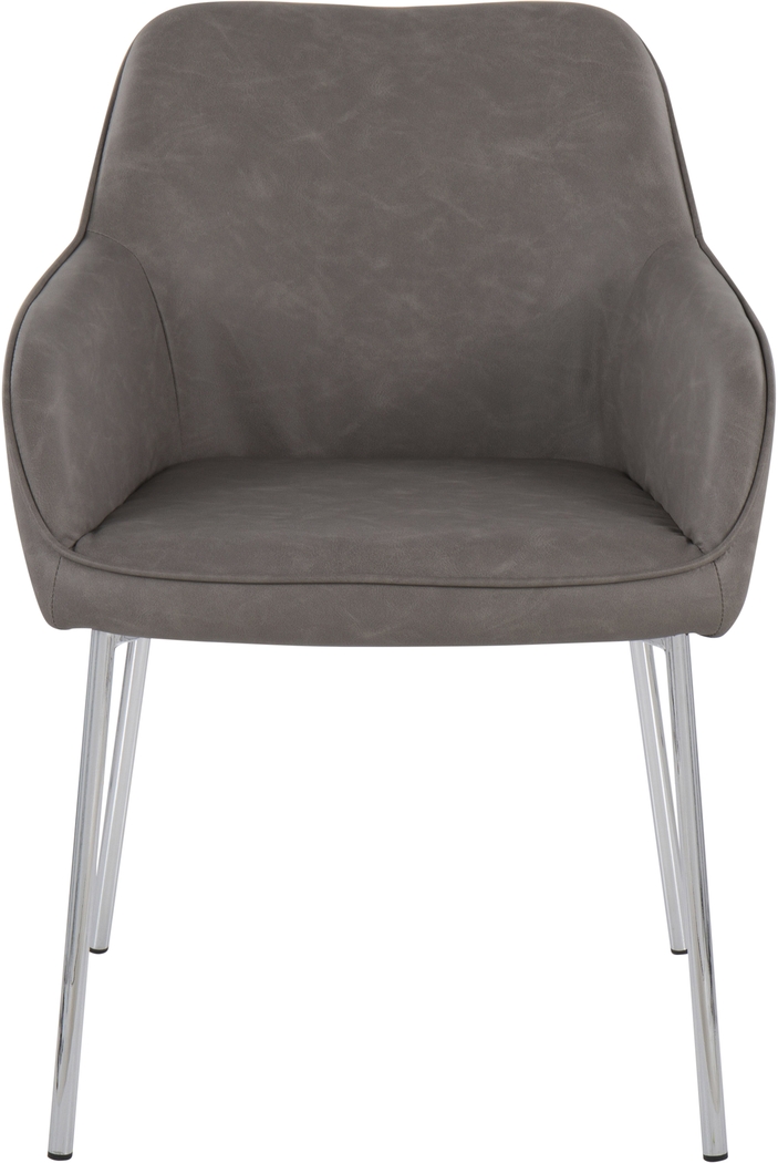 Springmire III Gray Dining Chair Set of 2 - Thumbnail - Image 6