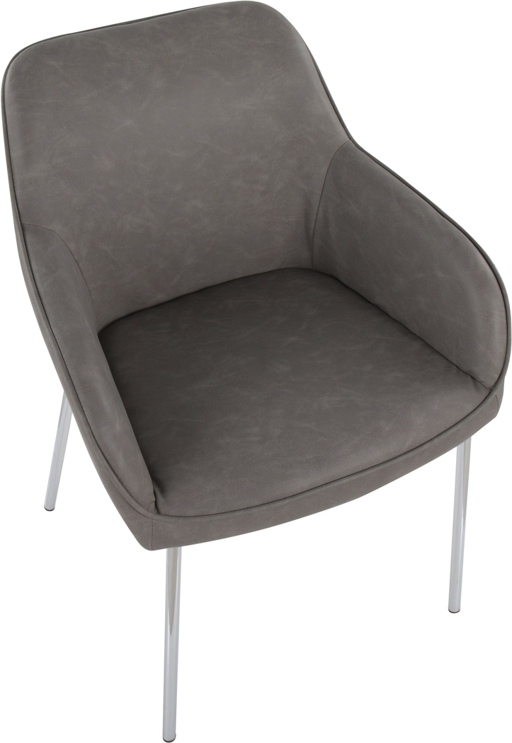 Springmire III Gray Dining Chair Set of 2 - Thumbnail - Image 7