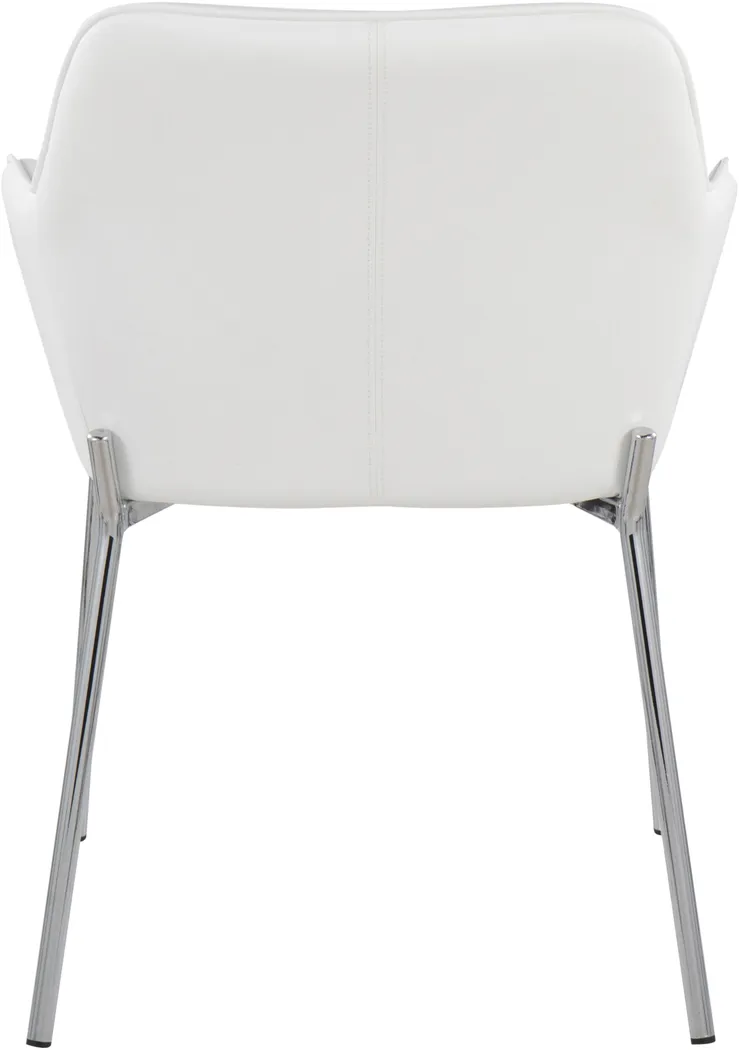 Springmire III White Dining Chair Set of 2 - Thumbnail - Image 5