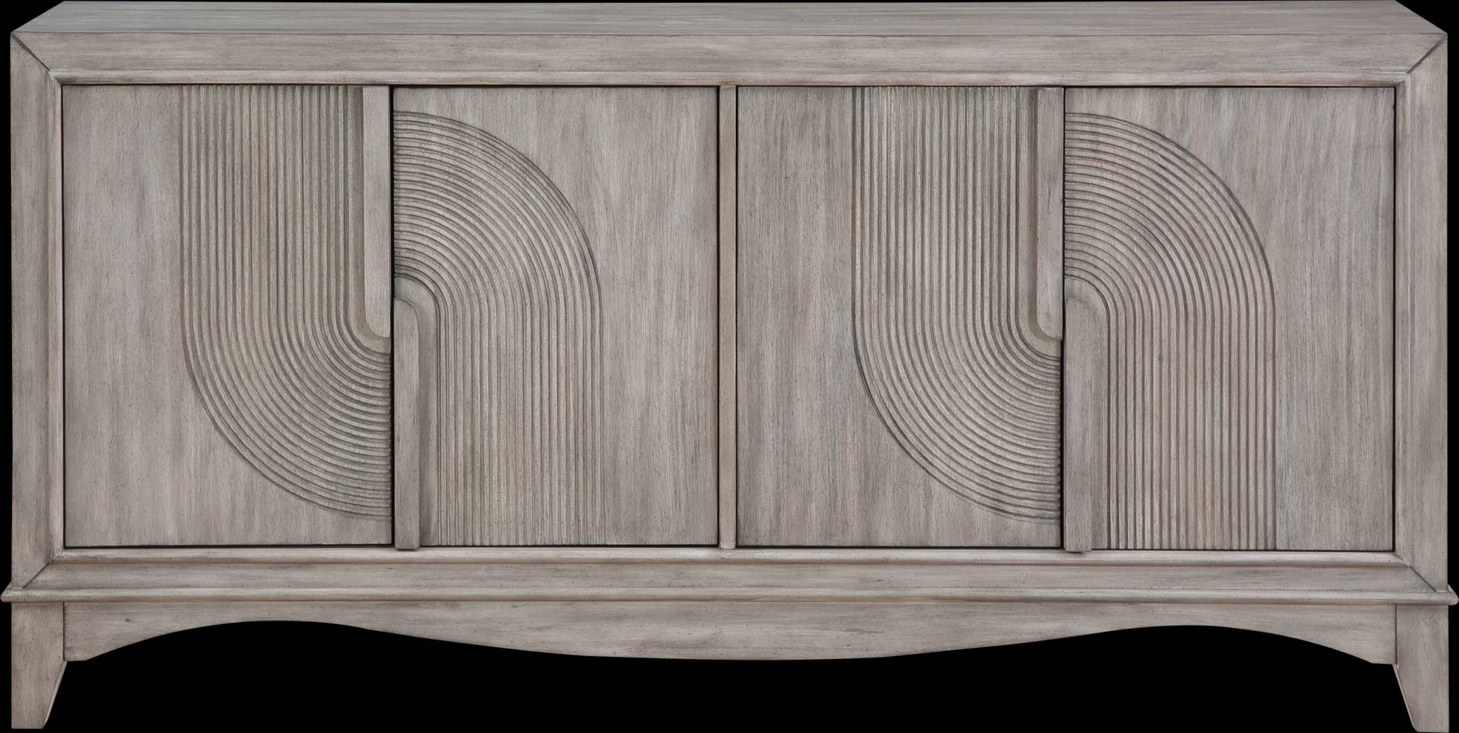 Springpine Gray Credenza - Thumbnail - Image 6