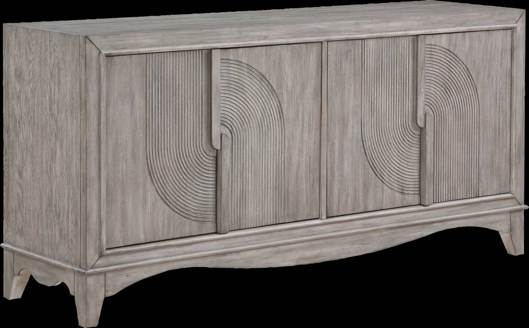 Springpine Gray Credenza - Thumbnail - Image 1