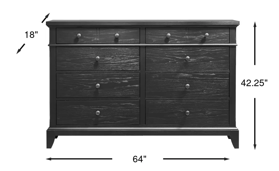 Springville Black Black,Colors Dresser | Rooms to Go