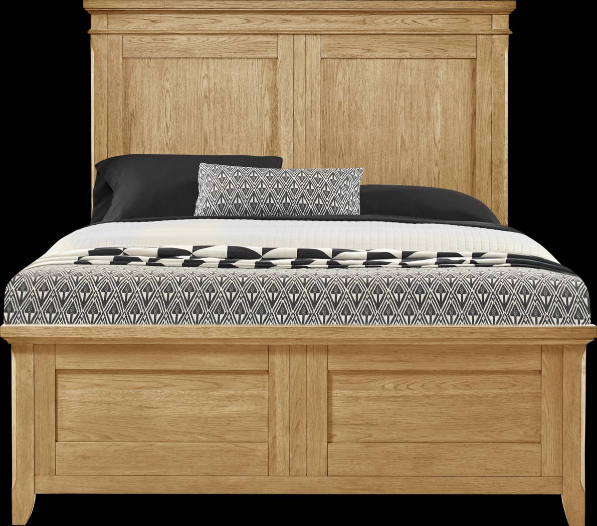 Springville Natural 7 Pc King Panel Bedroom - Thumbnail - Image 2