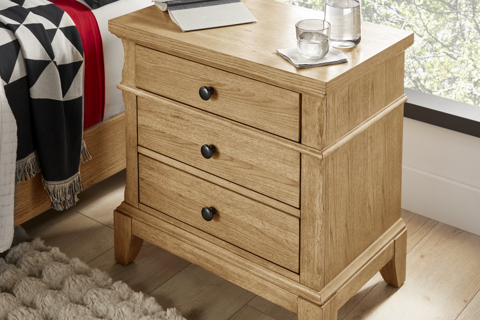 Springville Natural Nightstand - Thumbnail - Image 3