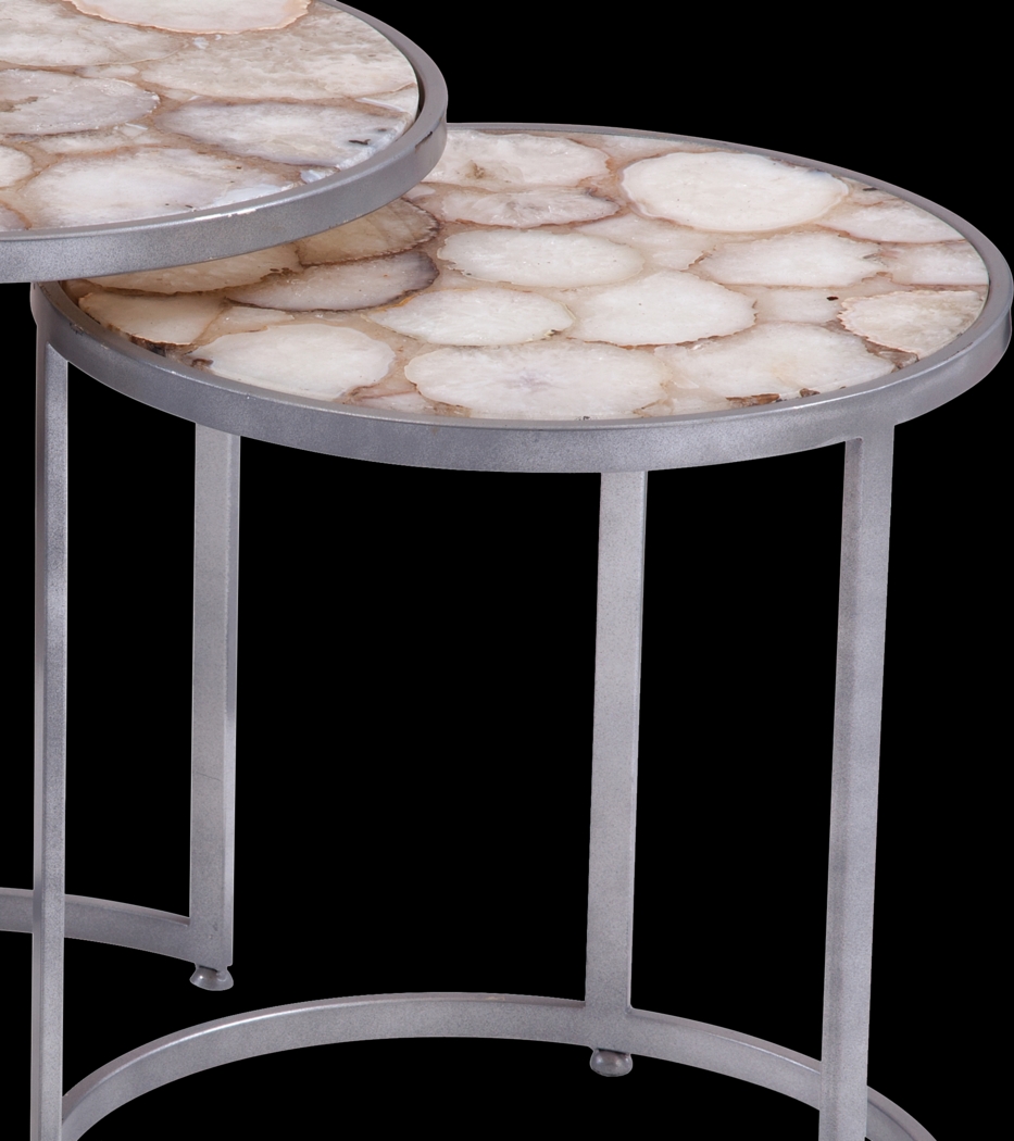 Spruance Silver Accent Table, Set of 2 - Thumbnail - Image 2