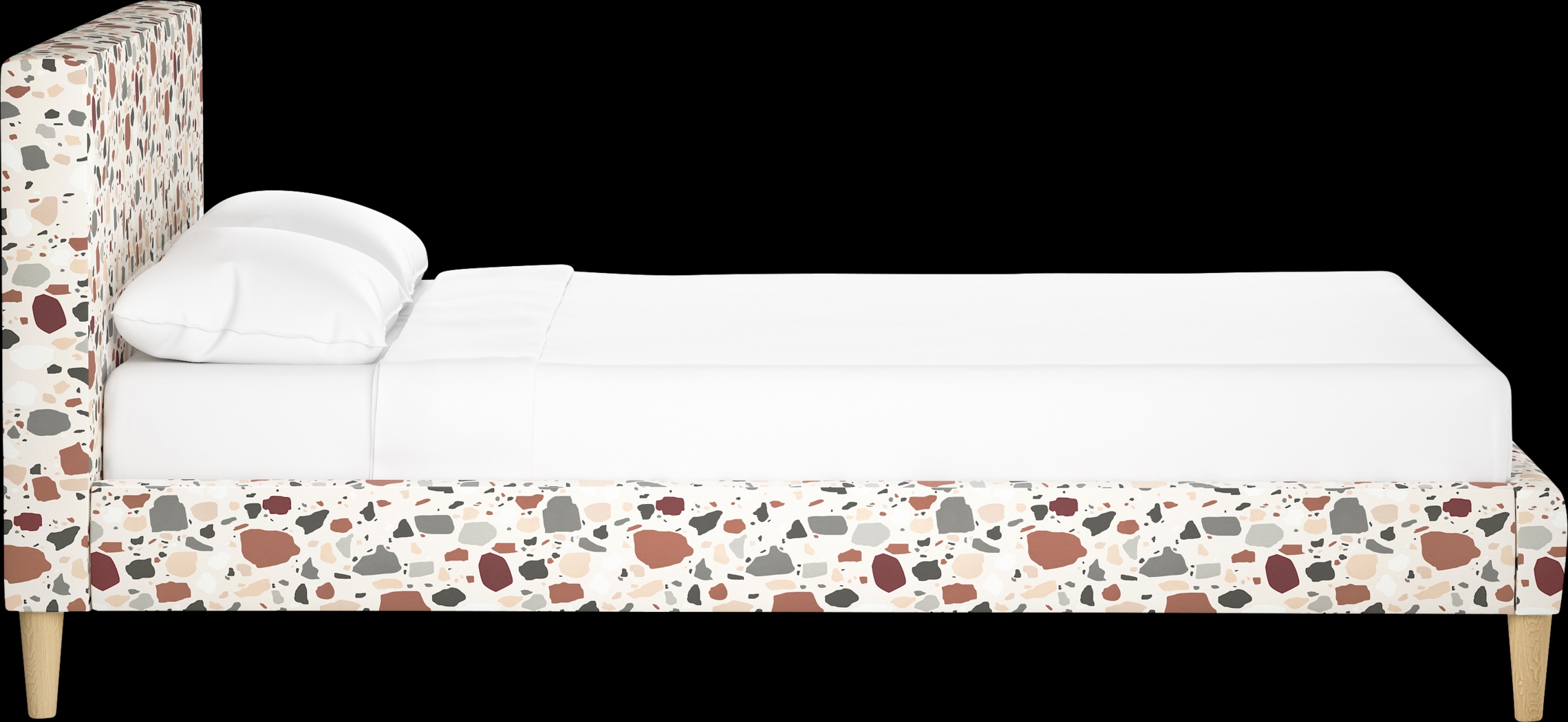 Sprucedale Rust Full Upholstered Bed - Thumbnail - Image 3