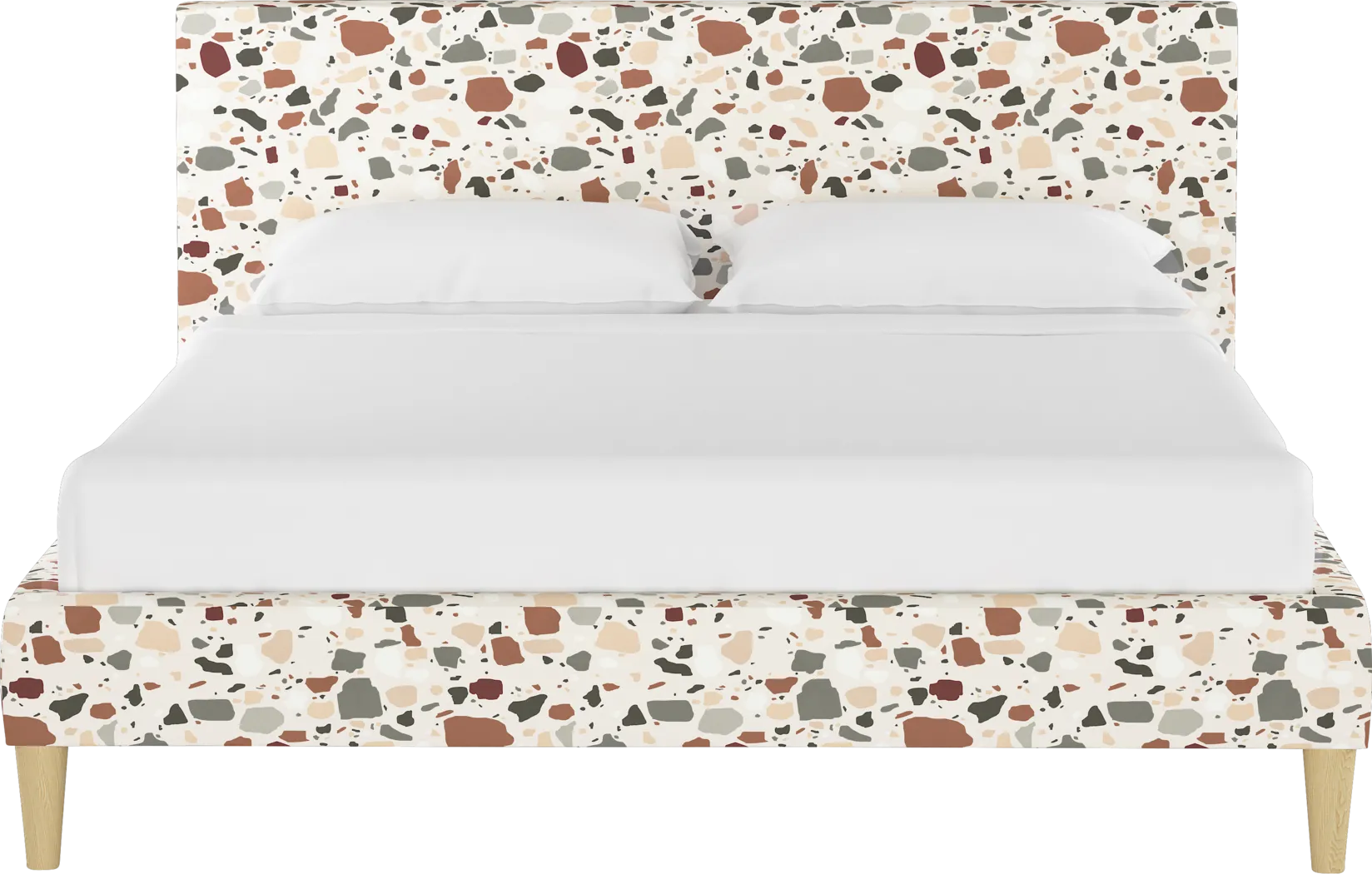 Sprucedale Rust Twin Upholstered Bed - Thumbnail - Image 2