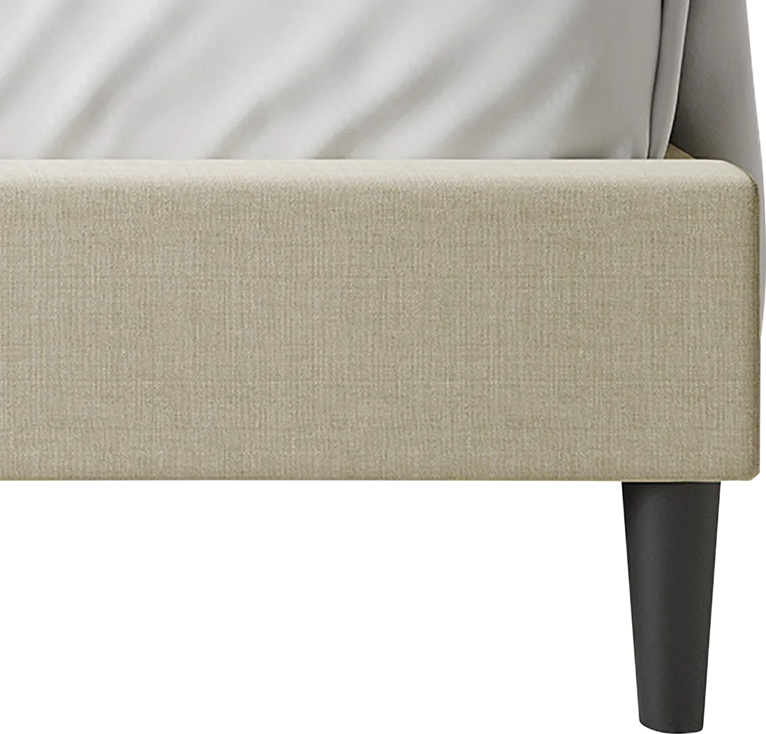 Sprucerow Beige Queen Bed - Thumbnail - Image 5