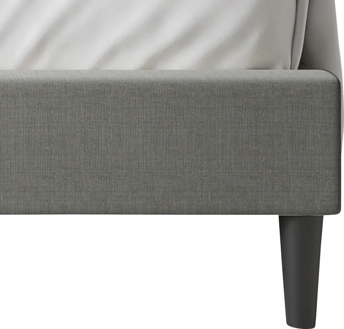 Sprucerow Light Gray King Bed - Thumbnail - Image 7