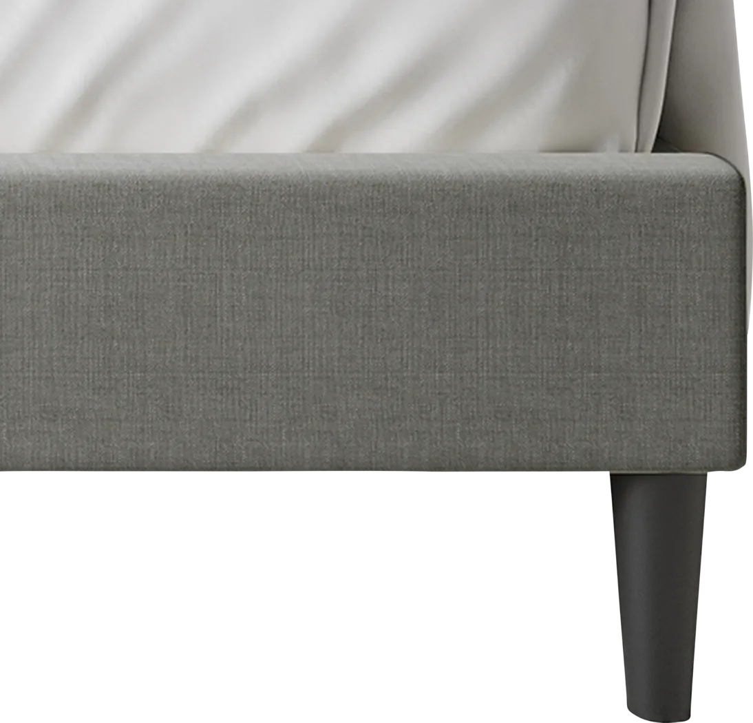 Sprucerow Lightgray Queen Bed - Thumbnail - Image 5