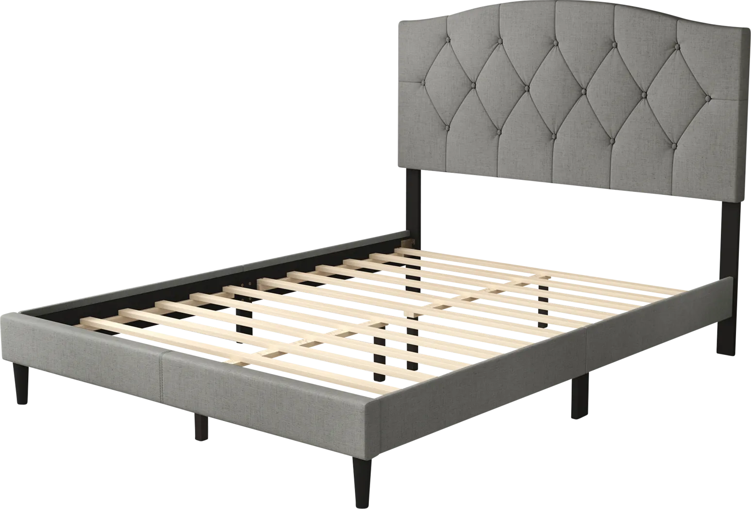 Sprucerow Lightgray Queen Bed - Thumbnail - Image 6