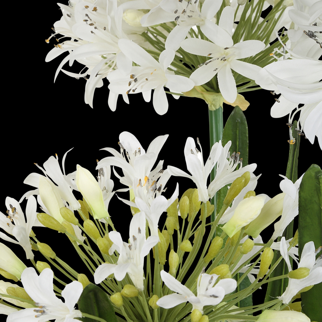 Srua White Silk Flower Arrangement - Thumbnail - Image 4